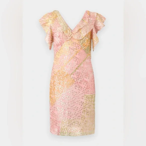 NWT Never Fully Dressed Pink Boho Mini Tilda Dress - Picture 3 of 7